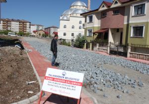 Palandöken yolları yenileniyor